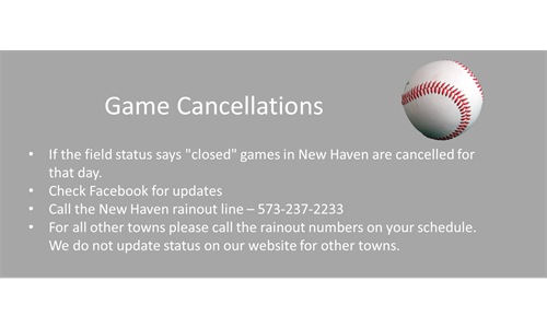 Rainout Information